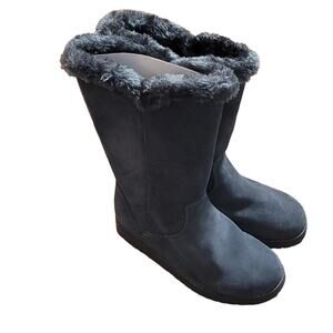 Universal Thread Women's Suede Boots, Gray, Size 6, NWT